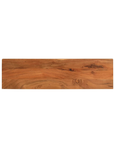 Piano per Tavolo 120x20x2,5 Rettangolare Legno Massello Acacia