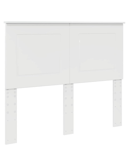 Testiera con testiera Bianco Lucido 135 cm Legno multistrato