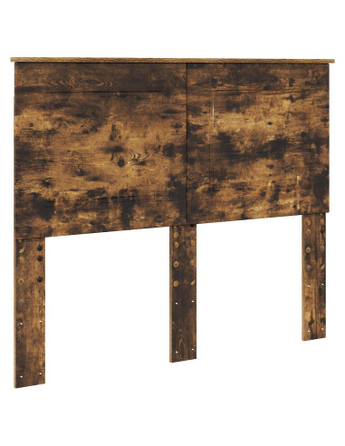 Testiera con testiera Rovere fumé 135 cm Legno multistrato