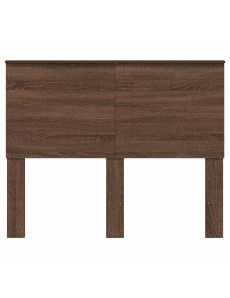 Testiera con testiera Rovere Marrone 135 cm Legno multistrato