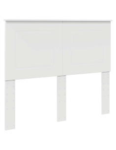 Testiera con testiera Bianco 120 cm Legno multistrato 2