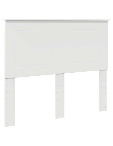 Testiera con testiera Bianco 120 cm Legno multistrato