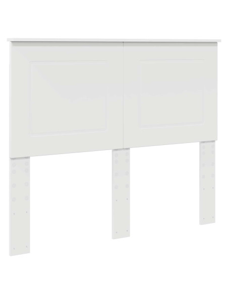 Testiera con testiera Bianco 120 cm Legno multistrato
