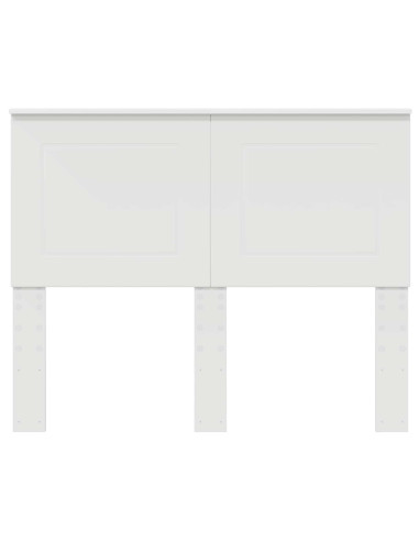 Testiera con testiera Bianco 120 cm Legno multistrato