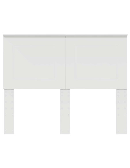 Testiera con testiera Bianco 120 cm Legno multistrato