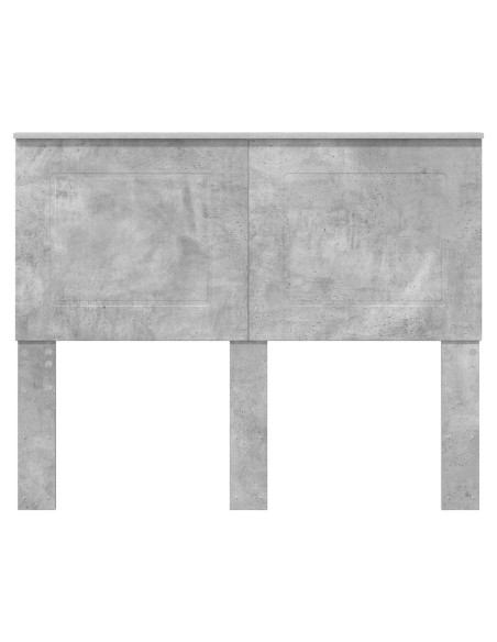 Testiera con testiera Grigio cemento 120 cm Legno multistrato