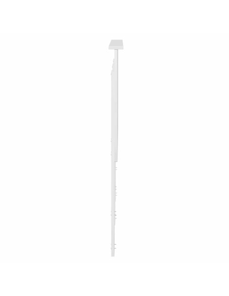 Testiera con testiera Bianco Lucido 120 cm Legno multistrato