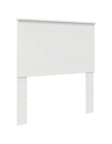 Testiera con testiera Bianco 90 cm Legno multistrato
