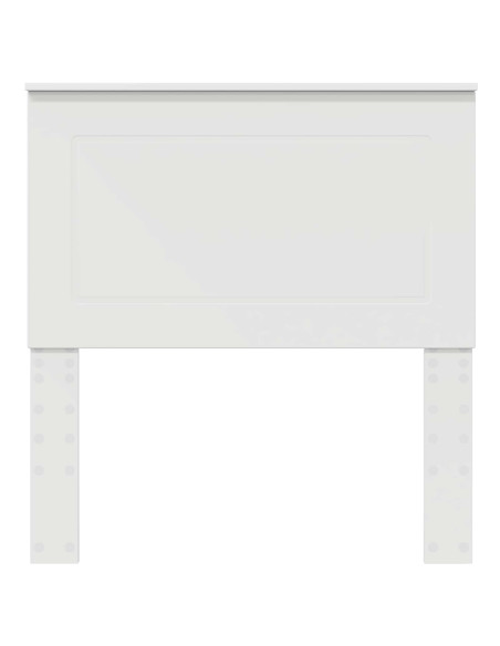 Testiera con testiera Bianco 80 cm Legno multistrato