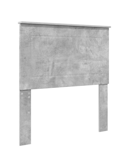 Testiera con testiera Grigio cemento 80 cm Legno multistrato