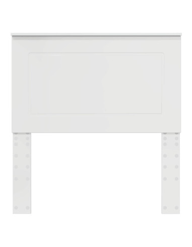 Testiera con testiera Bianco Lucido 80 cm Legno multistrato