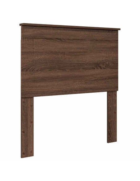 Testiera con testiera Rovere Marrone 80 cm Legno multistrato