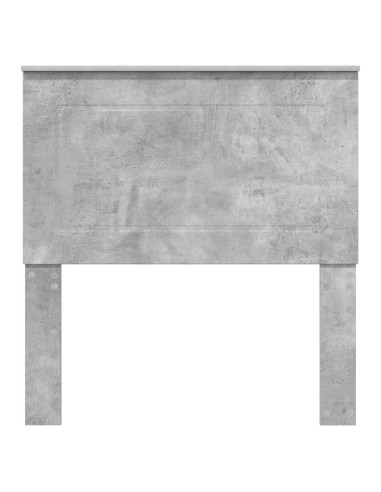 Testiera con testiera Grigio cemento 75 cm Legno multistrato