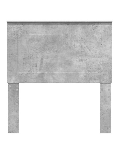 Testiera con testiera Grigio cemento 75 cm Legno multistrato