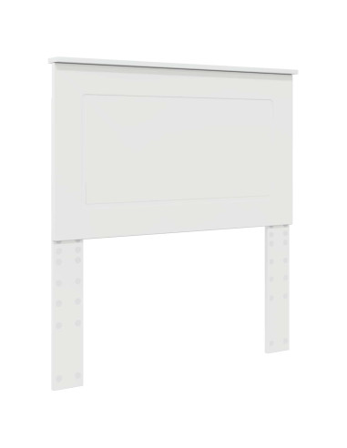 Testiera con testiera Bianco Lucido 75 cm Legno multistrato