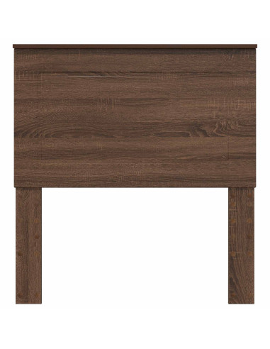 Testiera con testiera Rovere Marrone 75 cm Legno multistrato
