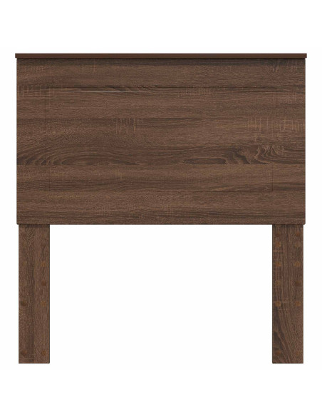 Testiera con testiera Rovere Marrone 75 cm Legno multistrato
