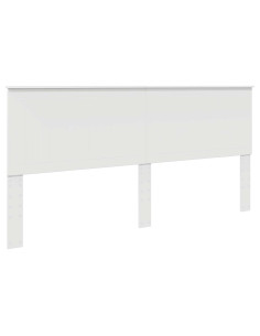 Testiera con testiera Bianco 200 cm Legno multistrato 2