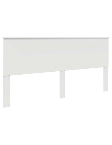 Testiera con testiera Bianco 200 cm Legno multistrato
