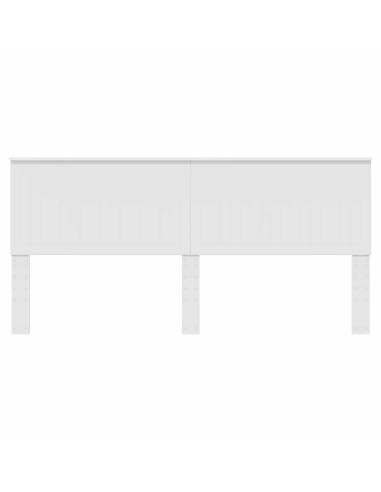 Testiera con testiera Bianco 200 cm Legno multistrato