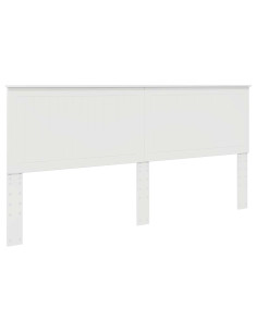 Testiera con testiera Bianco Lucido 200 cm Legno multistrato 2