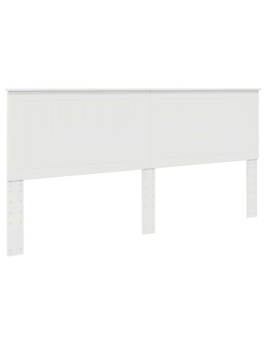 Testiera con testiera Bianco Lucido 200 cm Legno multistrato