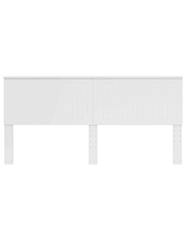 Testiera con testiera Bianco Lucido 200 cm Legno multistrato