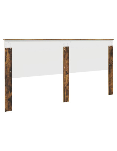 Testiera con testiera Rovere fumé 200 cm Legno multistrato