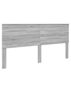 Testiera con testiera Grigio Sonoma 200 cm Legno multistrato 2