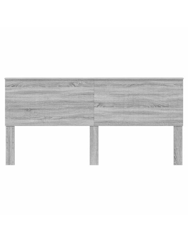 Testiera con testiera Grigio Sonoma 200 cm Legno multistrato