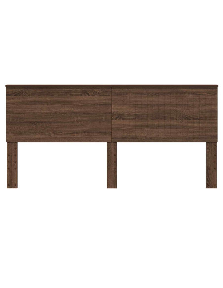 Testiera con testiera Rovere Marrone 200 cm Legno multistrato