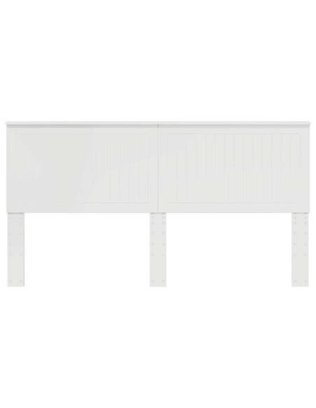 Testiera con testiera Bianco 180 cm Legno multistrato