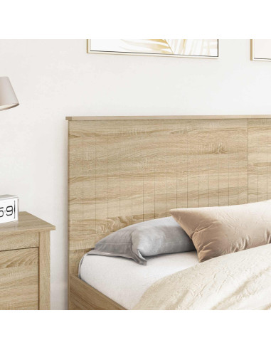 Testiera con testiera Rovere Sonoma 180 cm Legno multistrato