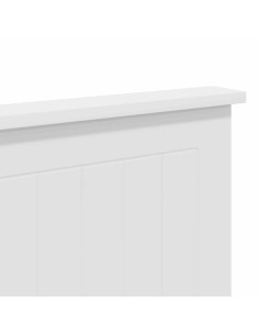 Testiera con testiera Bianco Lucido 180 cm Legno multistrato 2