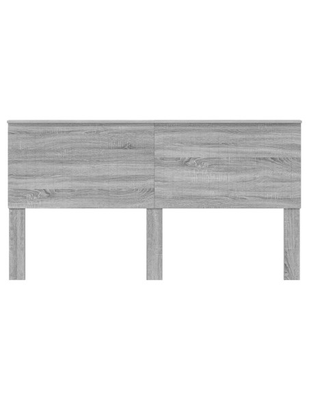 Testiera con testiera Grigio Sonoma 180 cm Legno multistrato