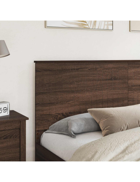 Testiera con testiera Rovere Marrone 180 cm Legno multistrato