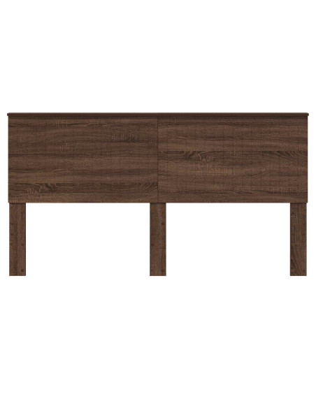 Testiera con testiera Rovere Marrone 180 cm Legno multistrato