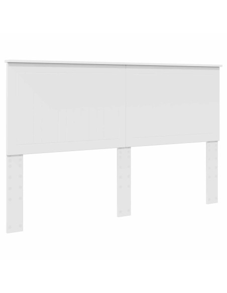 Testiera con testiera Bianco 160 cm Legno multistrato