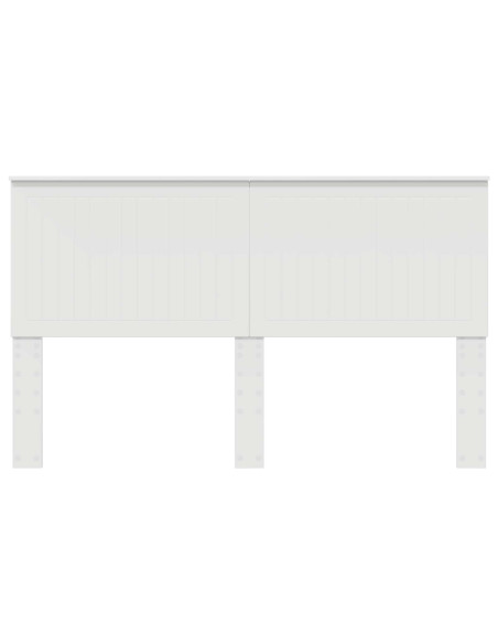 Testiera con testiera Bianco 160 cm Legno multistrato