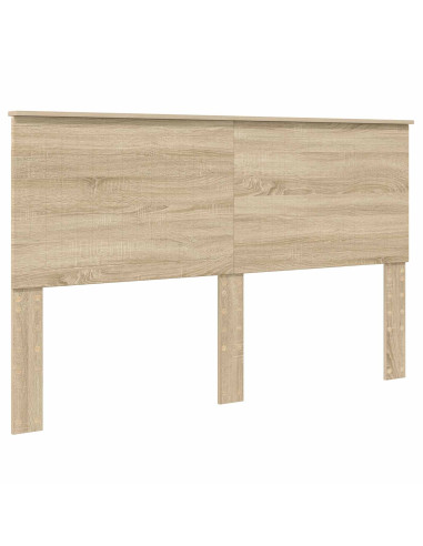 Testiera con testiera Rovere Sonoma 160 cm Legno multistrato