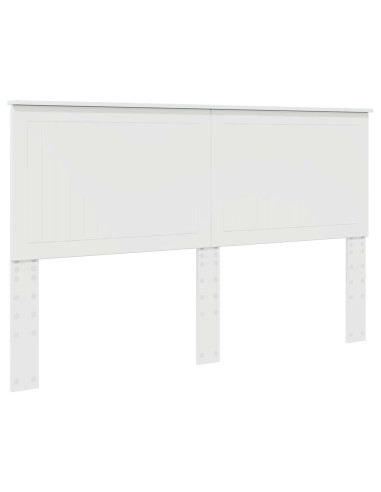 Testiera con testiera Bianco Lucido 160 cm Legno multistrato