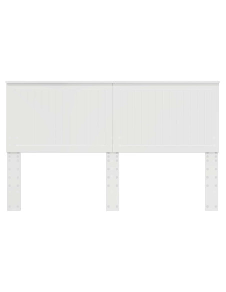 Testiera con testiera Bianco Lucido 160 cm Legno multistrato
