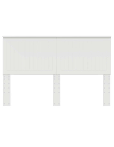 Testiera con testiera Bianco 150 cm Legno multistrato