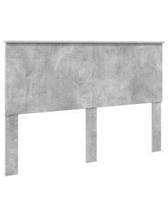 Testiera con testiera Grigio cemento 150 cm Legno multistrato 2