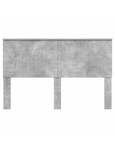 Testiera con testiera Grigio cemento 150 cm Legno multistrato