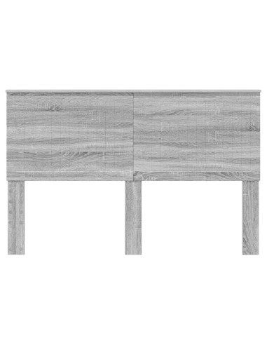 Testiera con testiera Grigio Sonoma 150 cm Legno multistrato