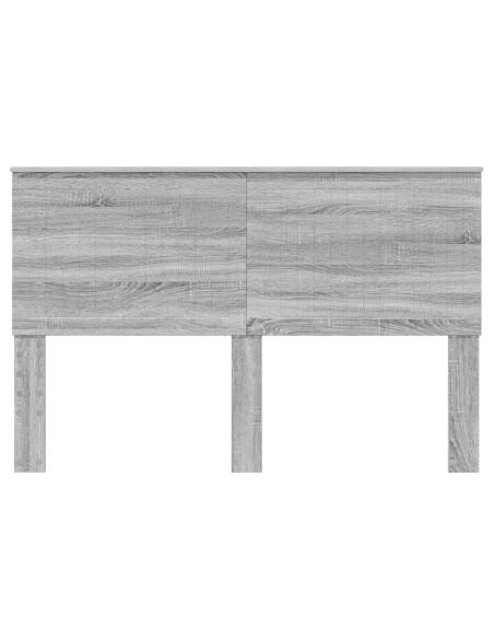 Testiera con testiera Grigio Sonoma 150 cm Legno multistrato