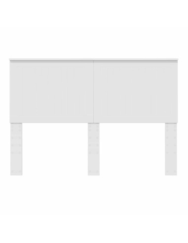 Testiera con testiera Bianco 140 cm Legno multistrato