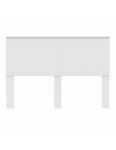 Testiera con testiera Bianco 140 cm Legno multistrato