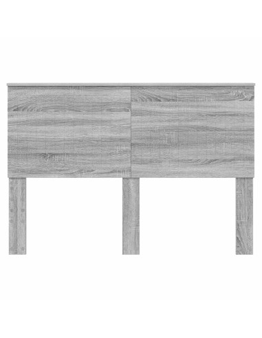 Testiera con testiera Grigio Sonoma 140 cm Legno multistrato